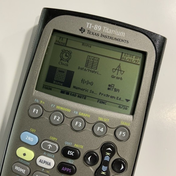 Texas Instruments TI-89 Graphing Calculator with Cover + New Batteries Tested - Picture 4 of 12